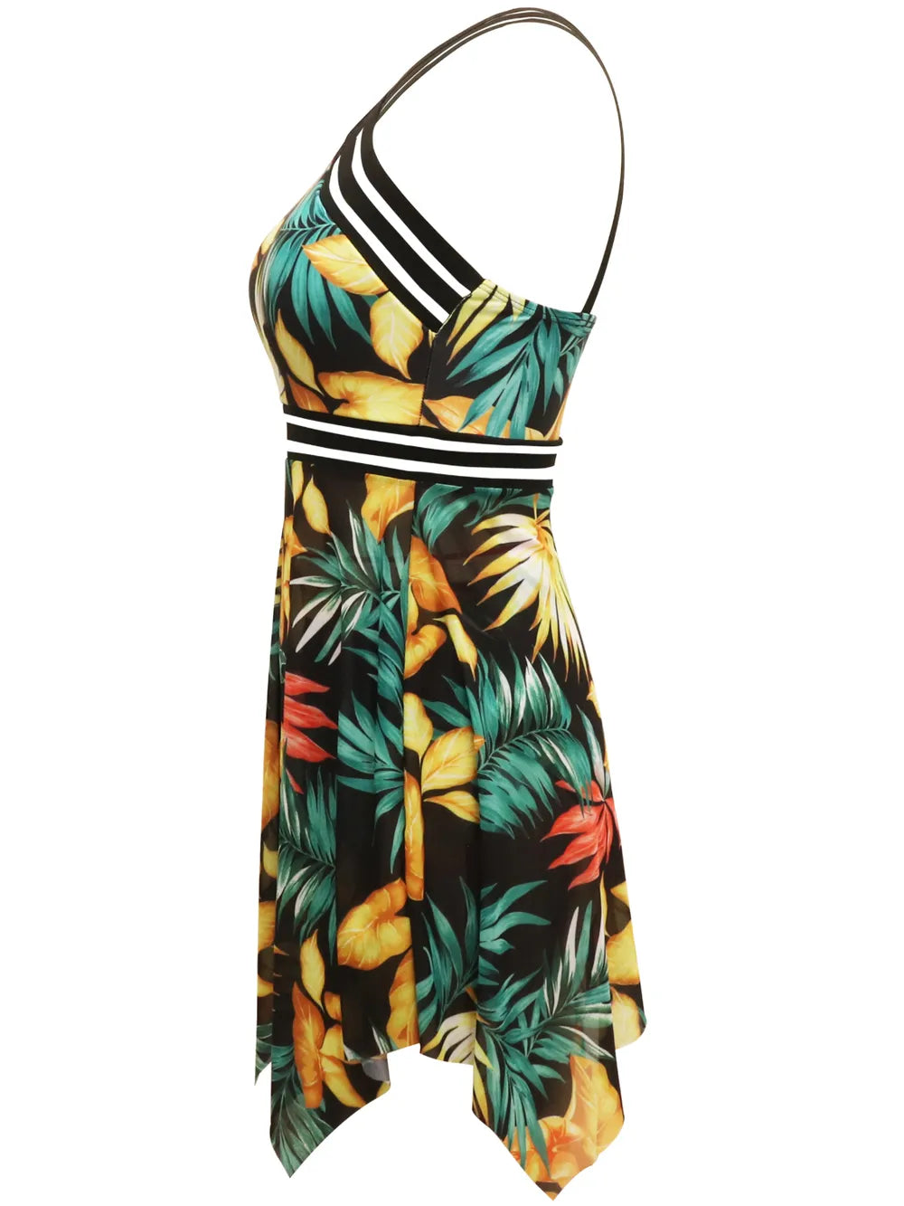 Fashorio Cutout Printed Two-Piece Swim Set