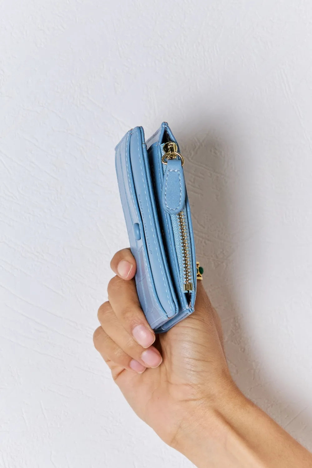 Fashorio David Jones Texture PU Leather Mini Wallet