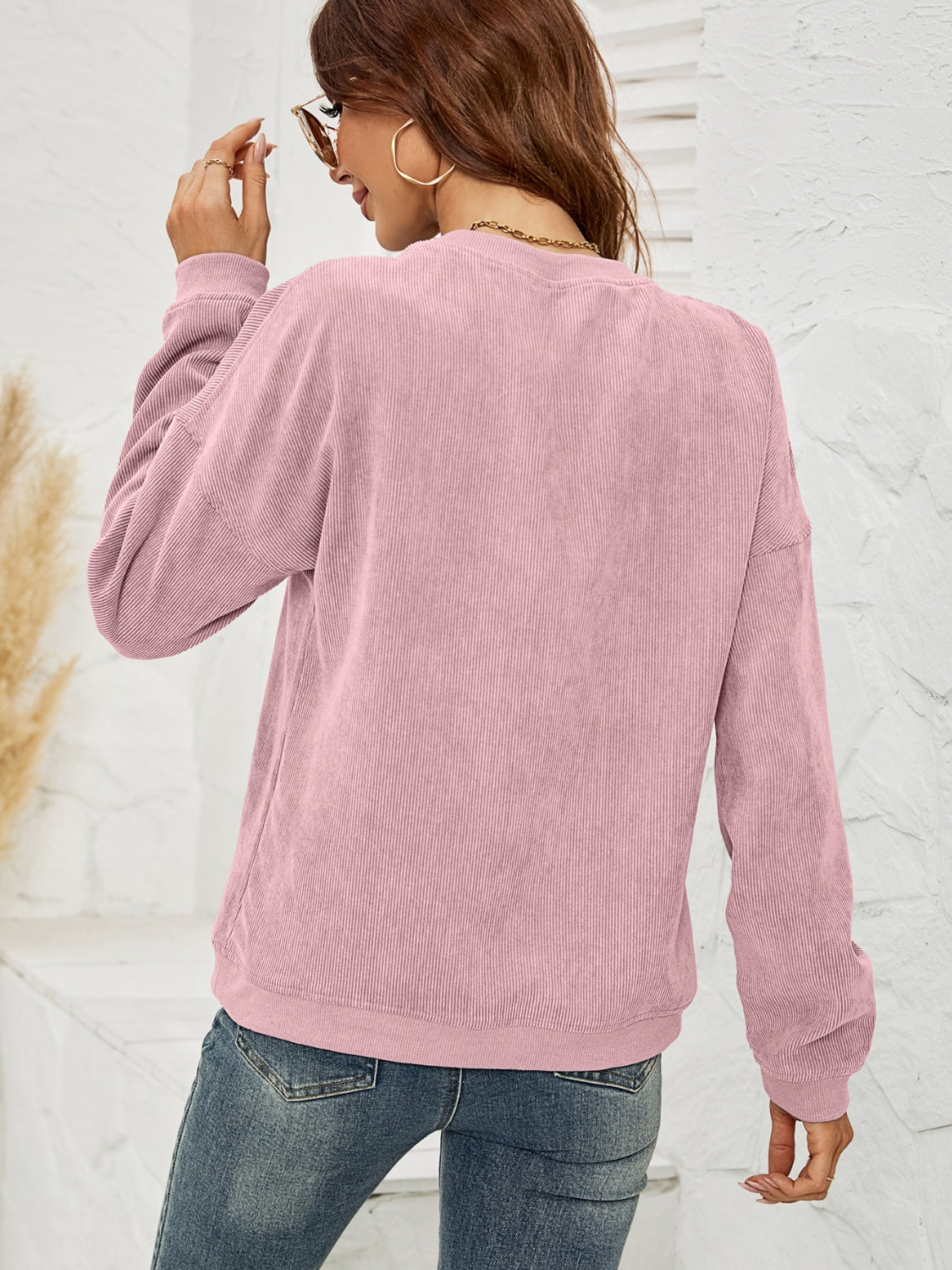 Fashorio DON'T STOP BELIEVING Graphic Sweatshirt