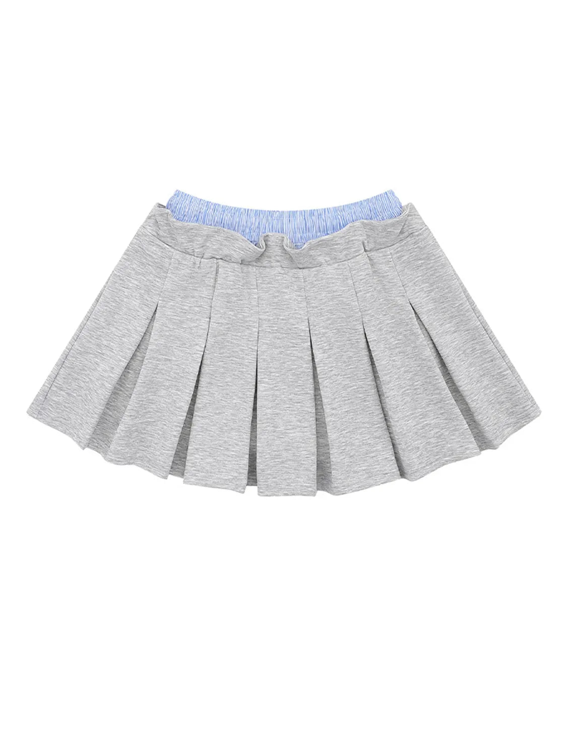 Fashorio Drawstring Pleated Mini Skirt