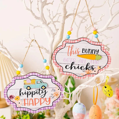 Easter Wooden Bead Hanging Widget - Fashorio