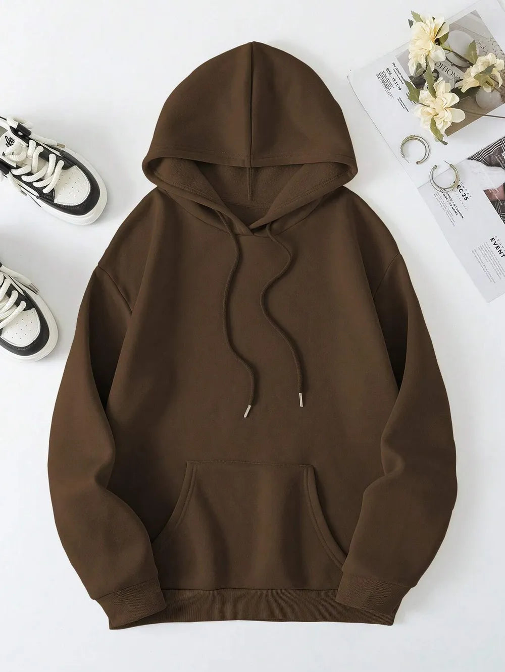 Fashorio FAITH OVER FEAR Dropped Shoulder Hoodie