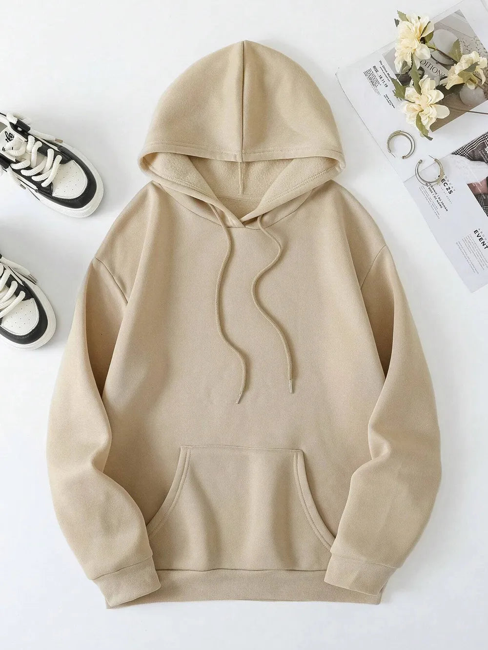 Fashorio FAITH OVER FEAR Dropped Shoulder Hoodie