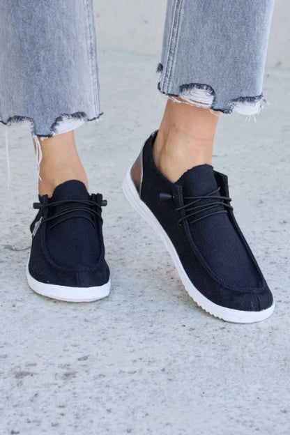 Forever Link Star Lace-Up Flat Sneakers - Fashorio