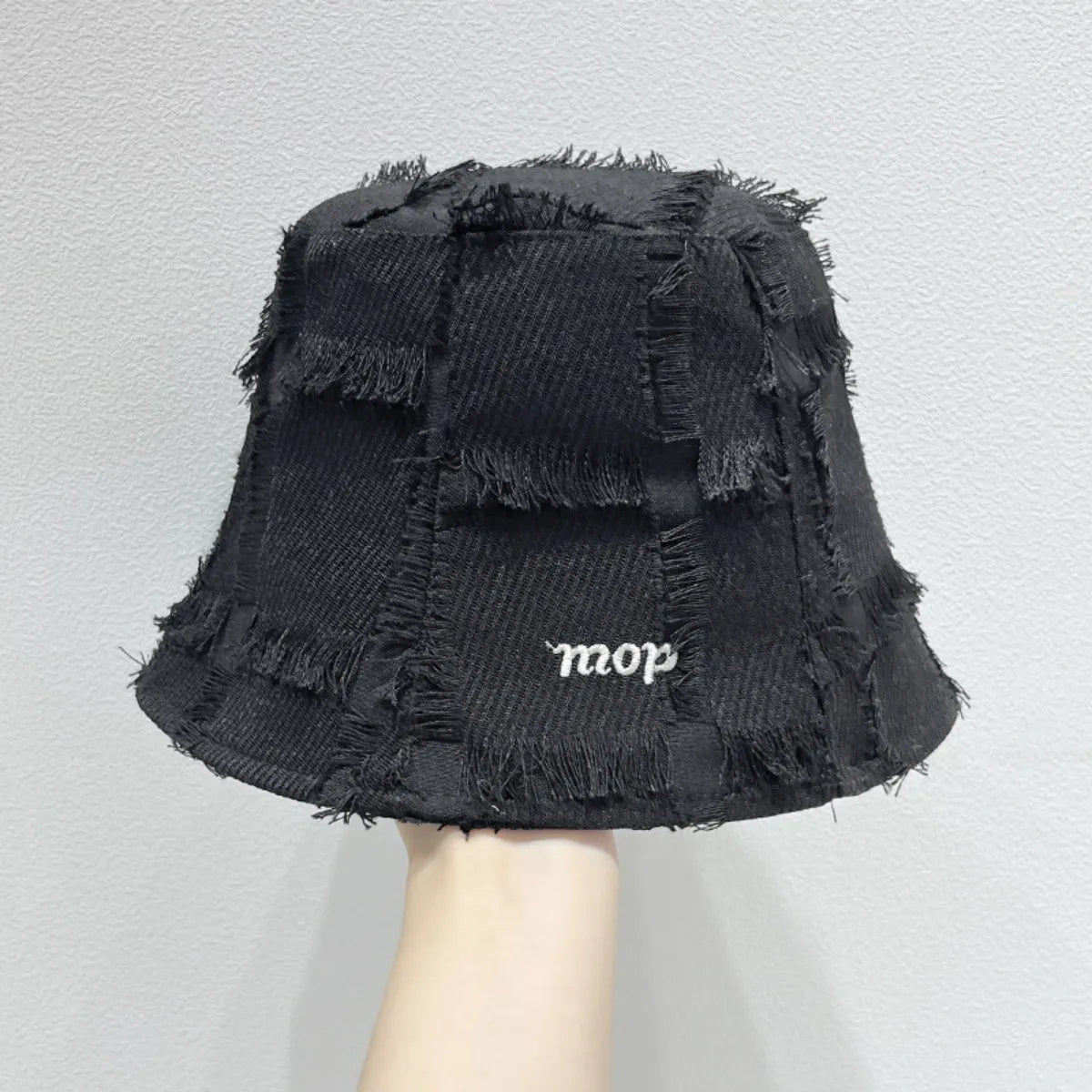 Fashorio Frayed Edge Bucket Hat