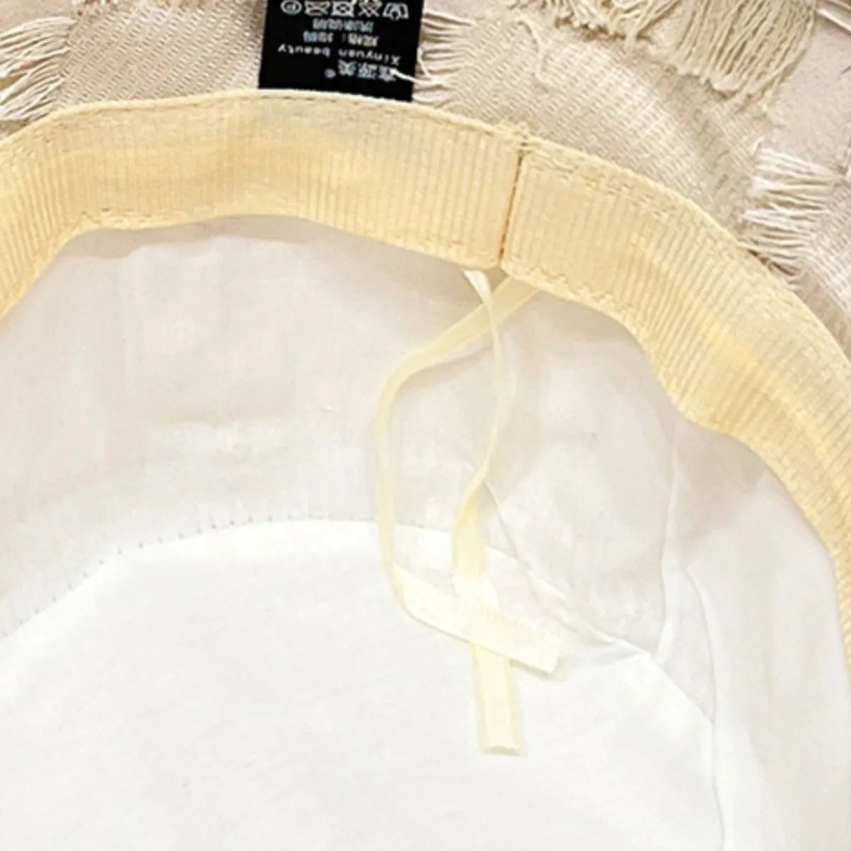 Fashorio Frayed Edge Bucket Hat