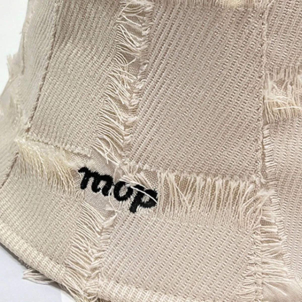 Fashorio Frayed Edge Bucket Hat