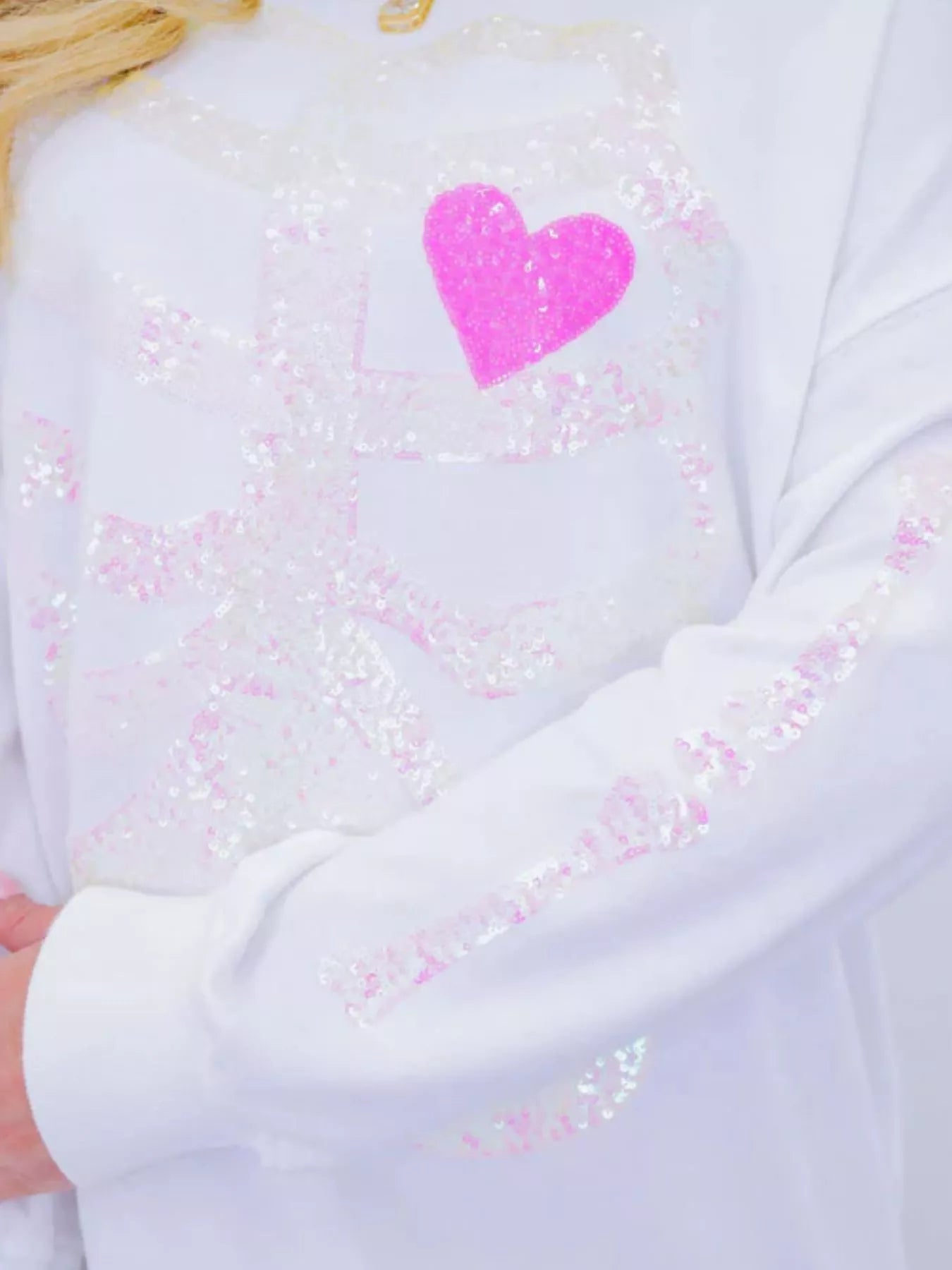 Fashorio Full Size Halloween Round Neck Long Sleeve Sweatshirt Plus Size