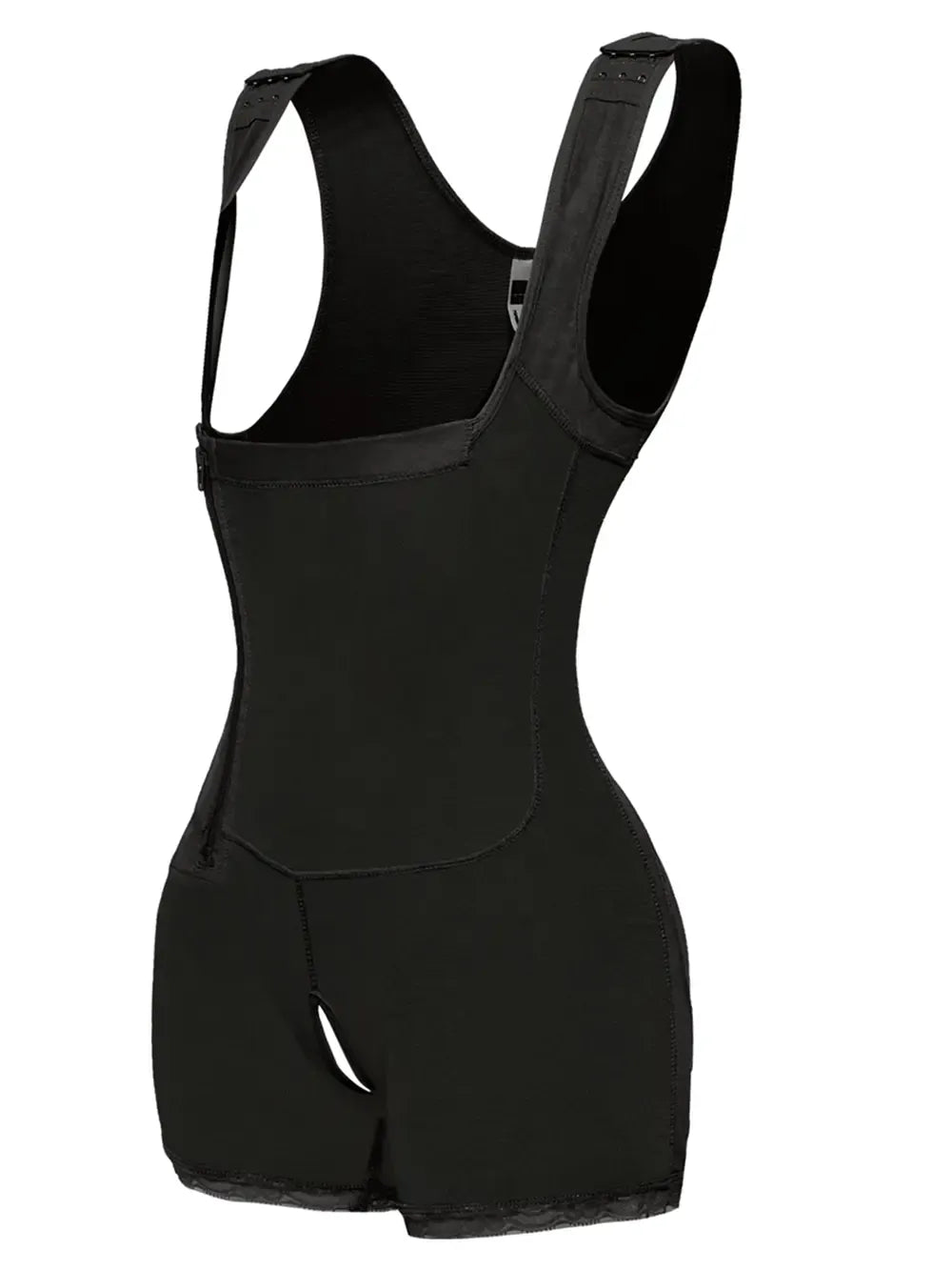 Fashorio Full Size Side Zip Up Wide Strap Shapewear