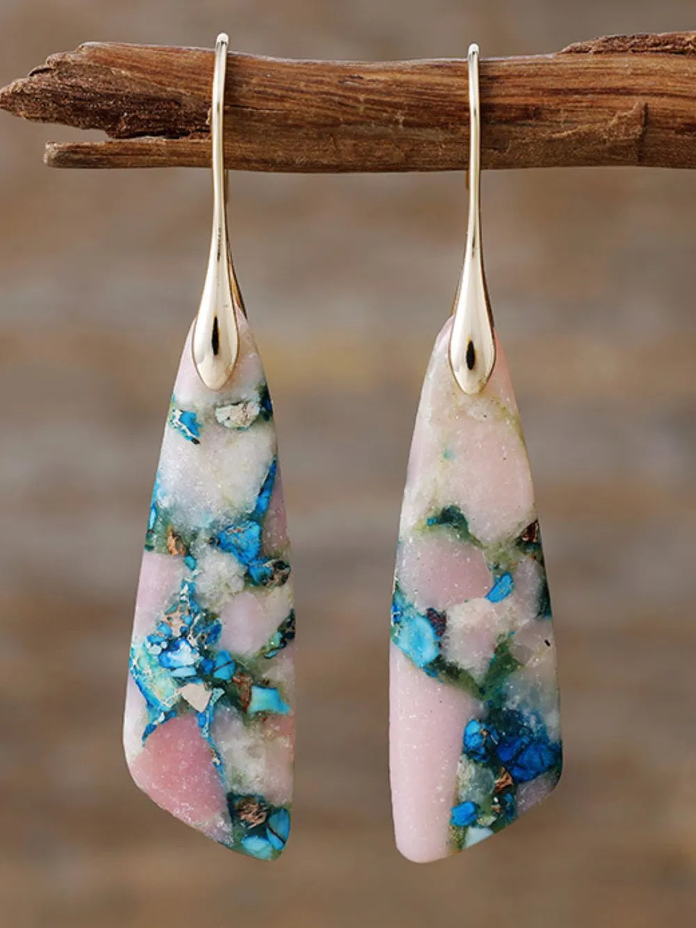 Fashorio Geometrical Shape Dangle Earrings