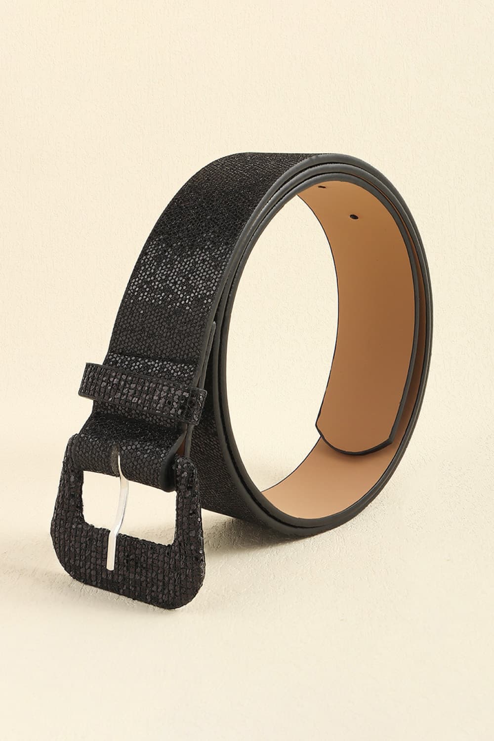 Fashorio Glitter PU Leather Belt