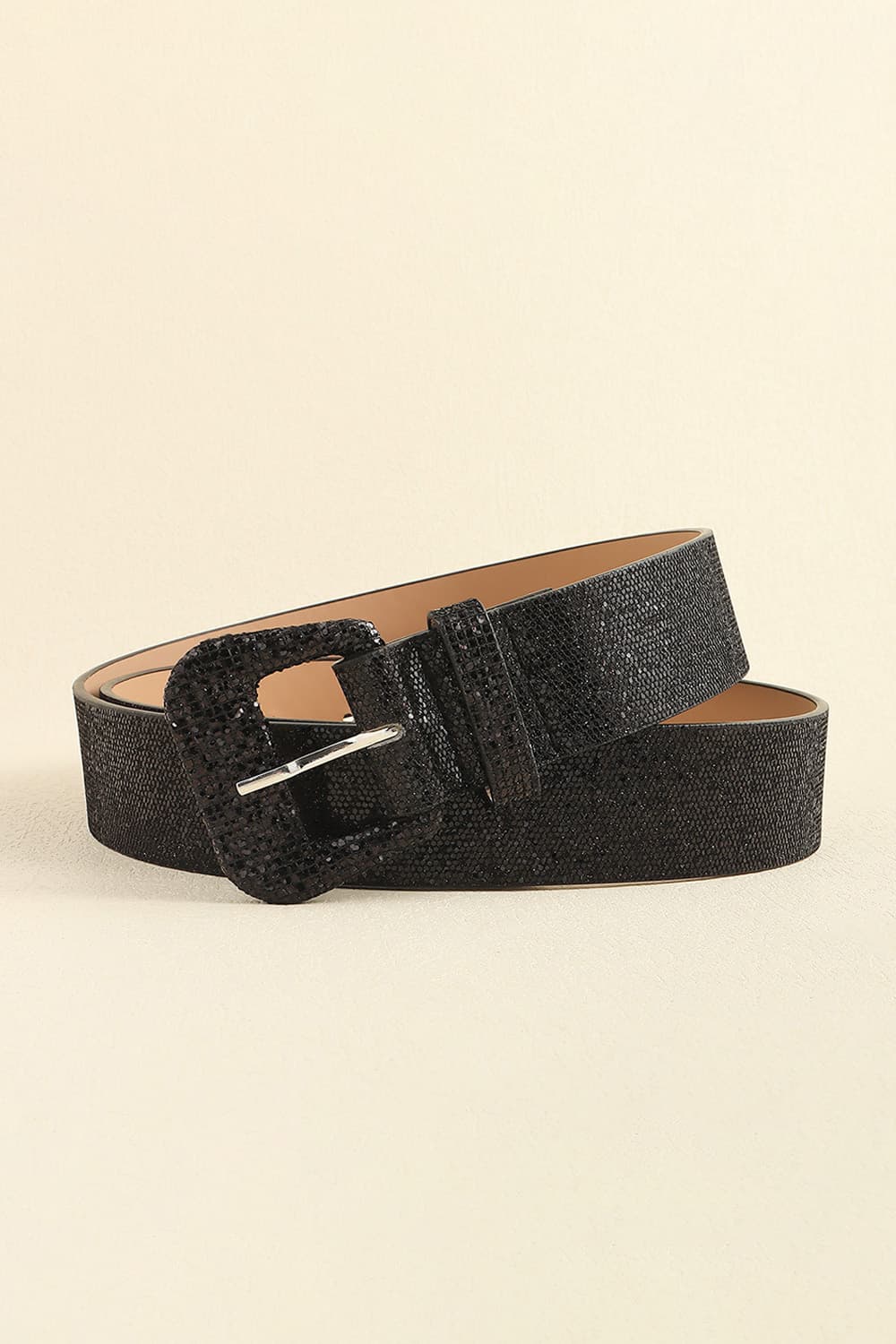 Fashorio Glitter PU Leather Belt