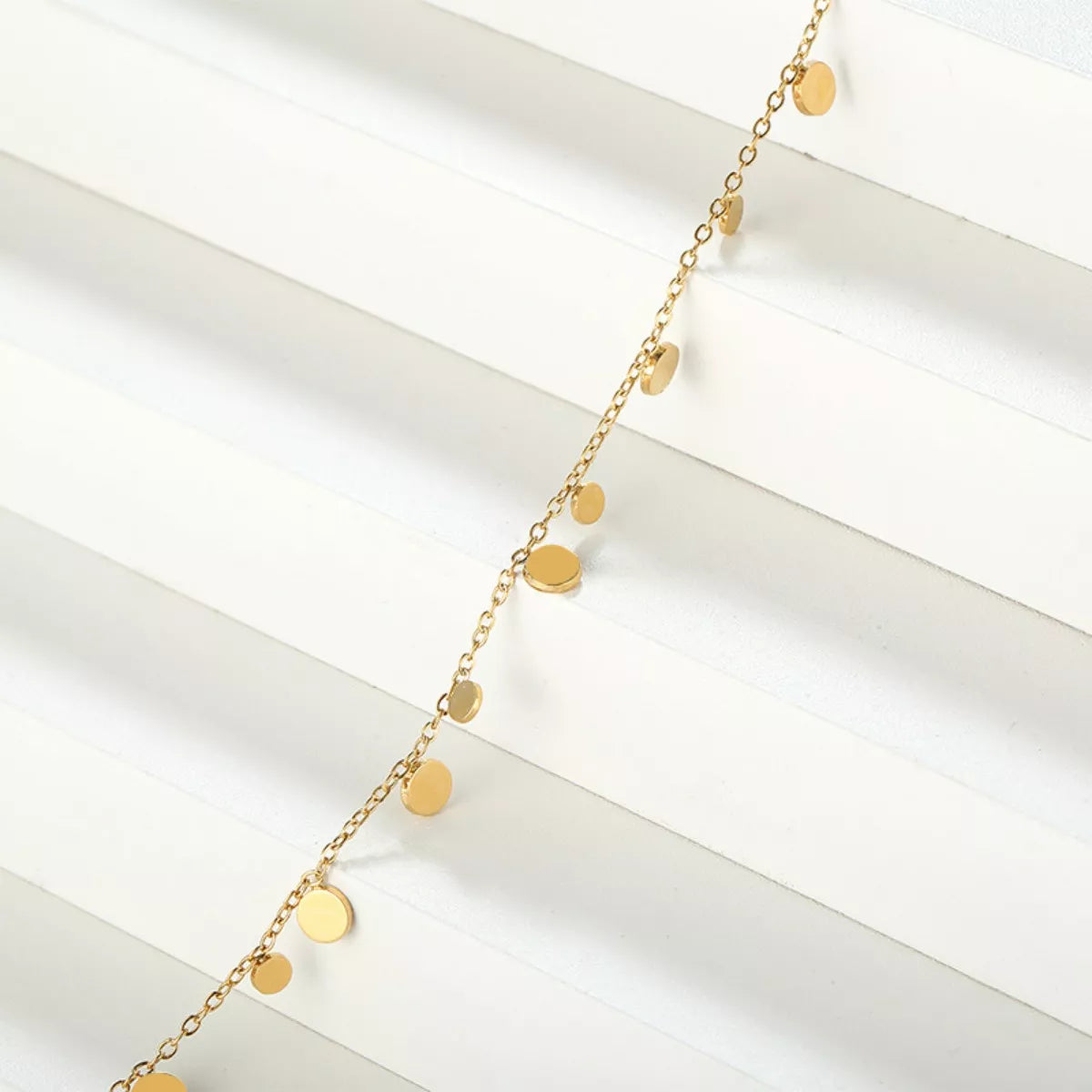 Fashorio Gold / One Size 18K Gold-Plated Charm Bracelet