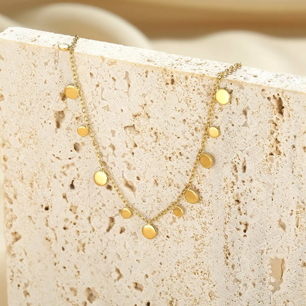 Fashorio Gold / One Size 18K Gold-Plated Charm Bracelet