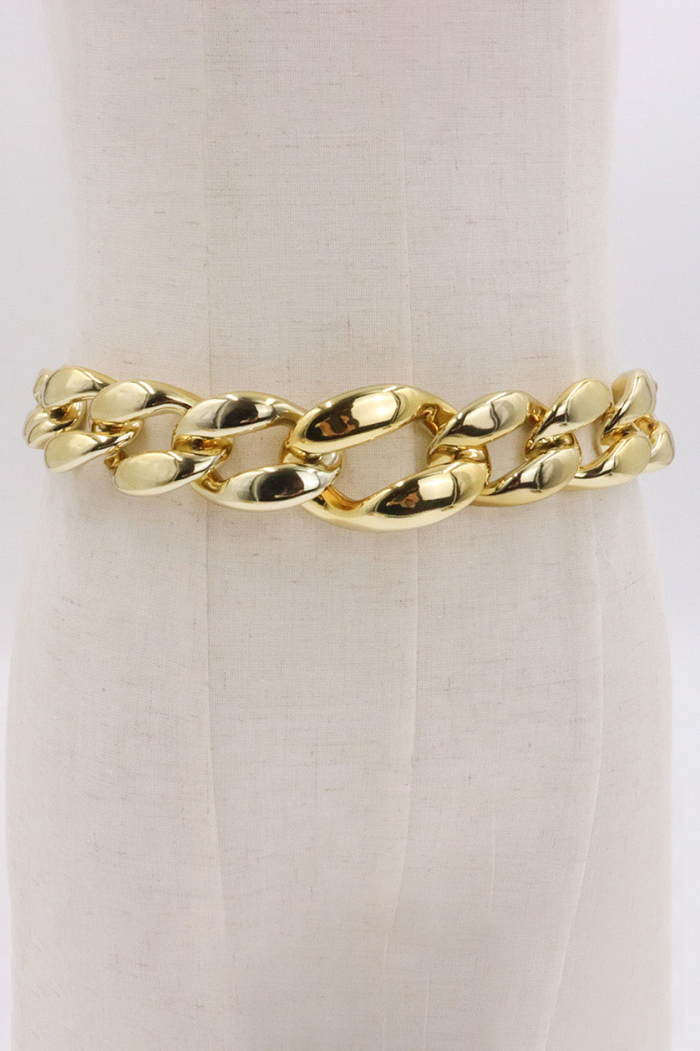 Fashorio Gold / One Size Acrylic Chain Belt