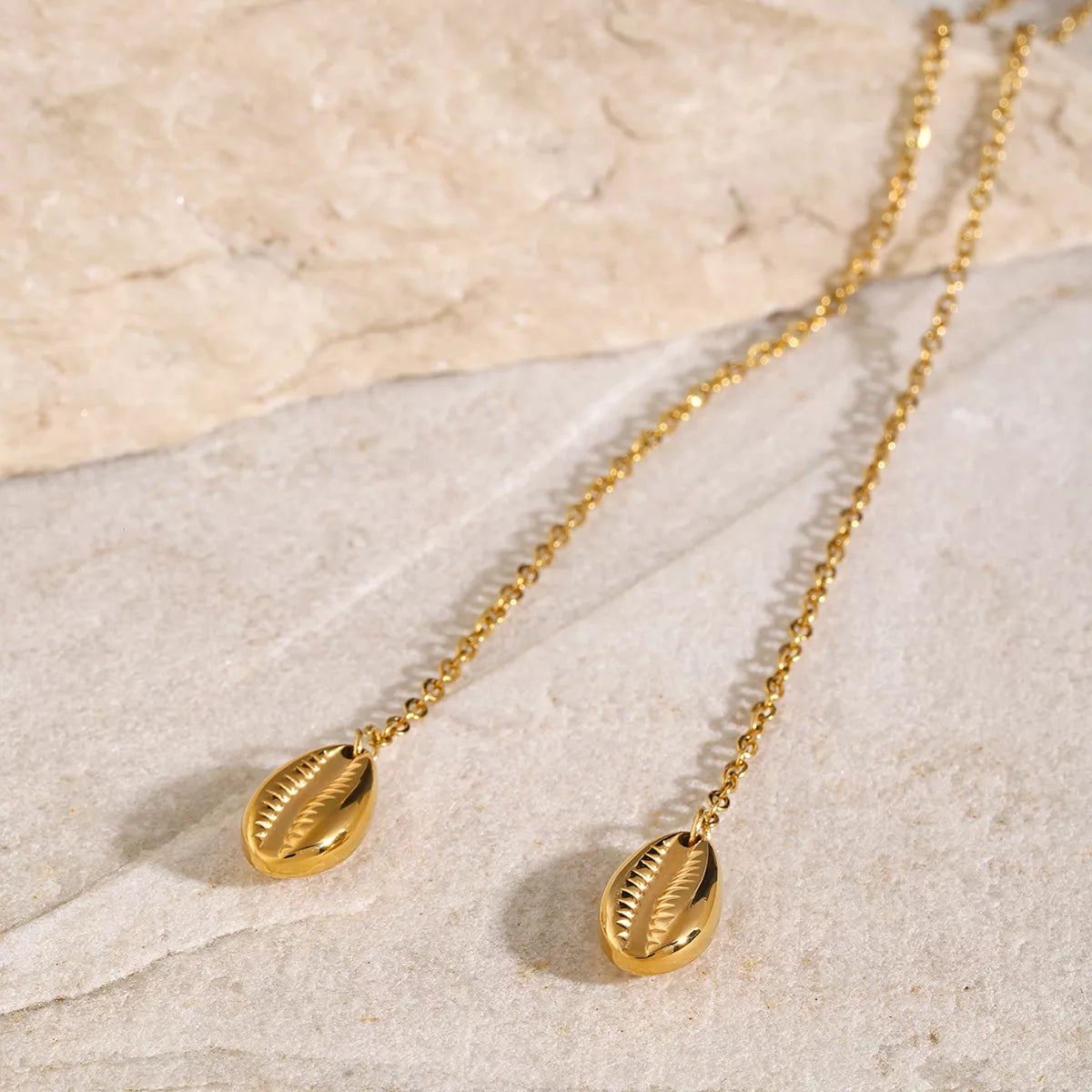 Fashorio Gold / onesize 18K Gold-Plated Y-Shaped Necklace