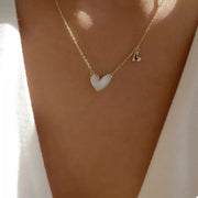 Fashorio Gold / onesize Alloy Heart Pendant Necklace