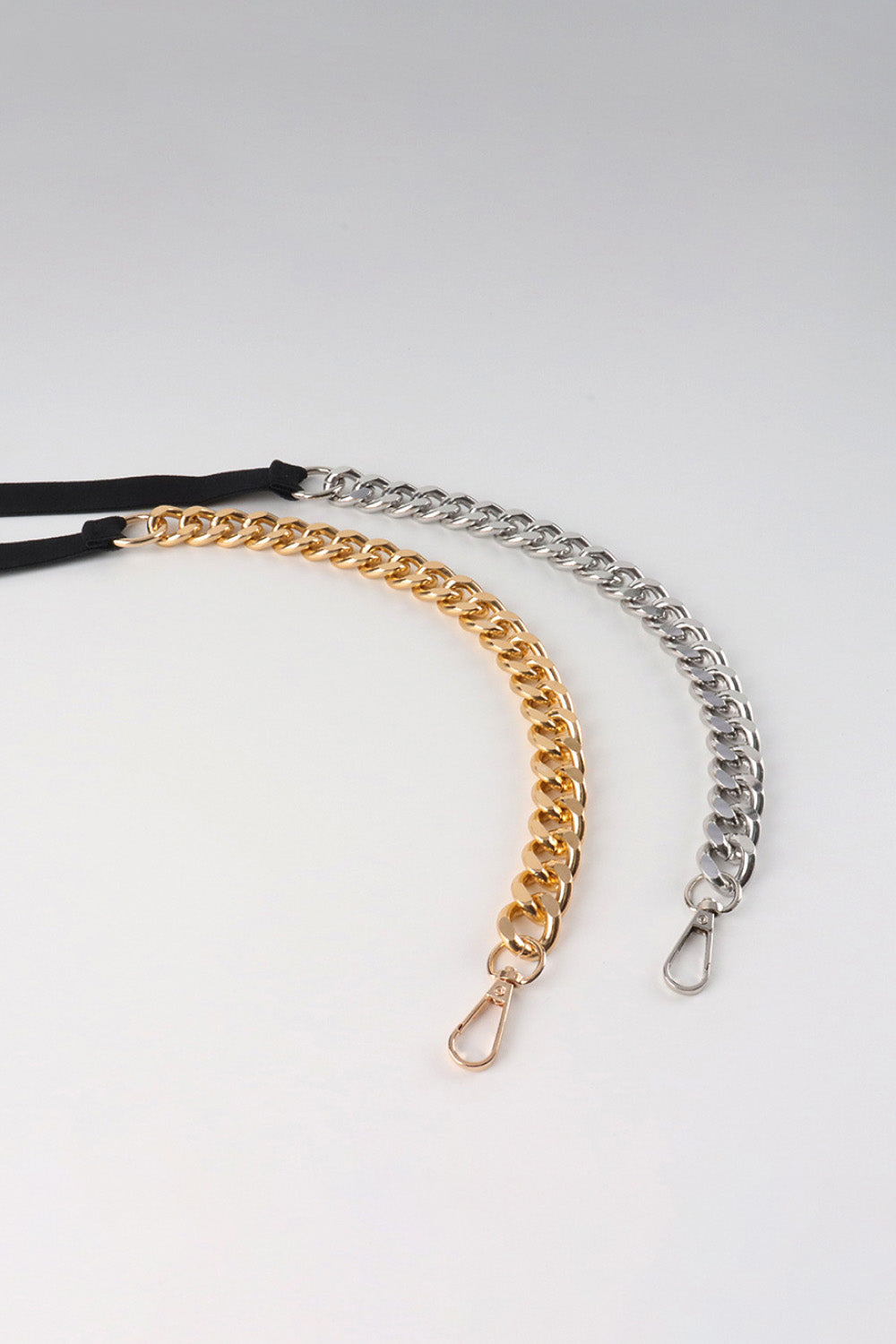 Fashorio Half Alloy Chain Elastic Belt