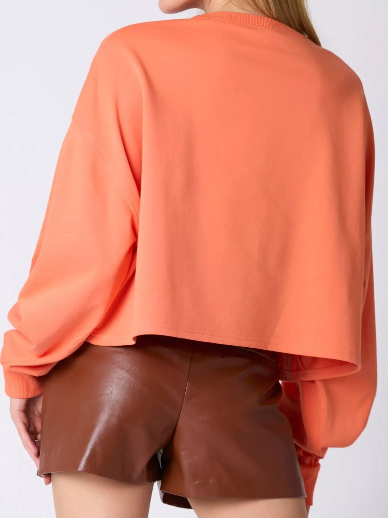 Fashorio Halloween Candy Sequin Long-Sleeve Sweatshirt