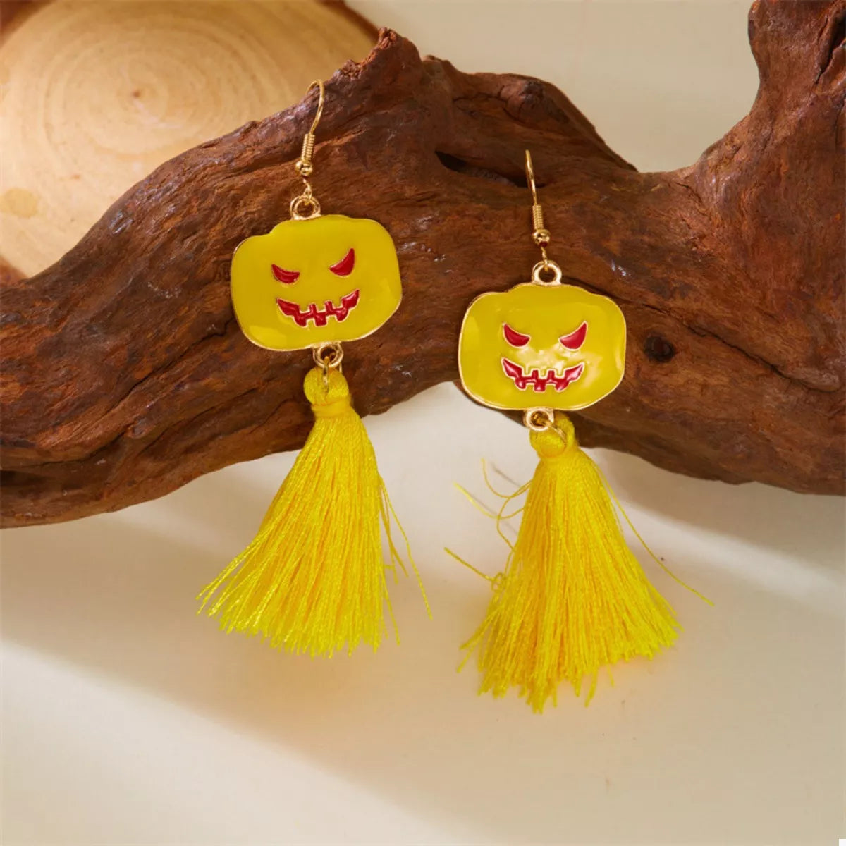 Fashorio Halloween Ghost and Pumpkin Dangle Earrings