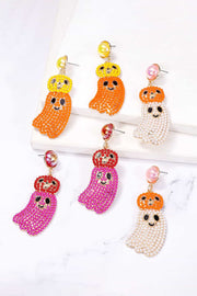 Fashorio Halloween Ghost Shape Dangle Earrings
