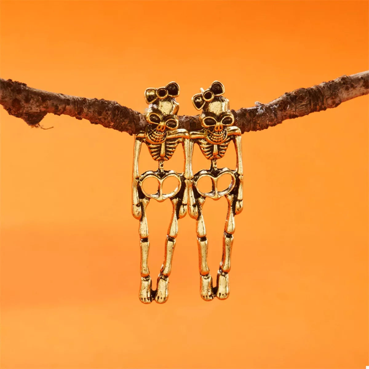 Fashorio Halloween Skeleton Drop Earrings