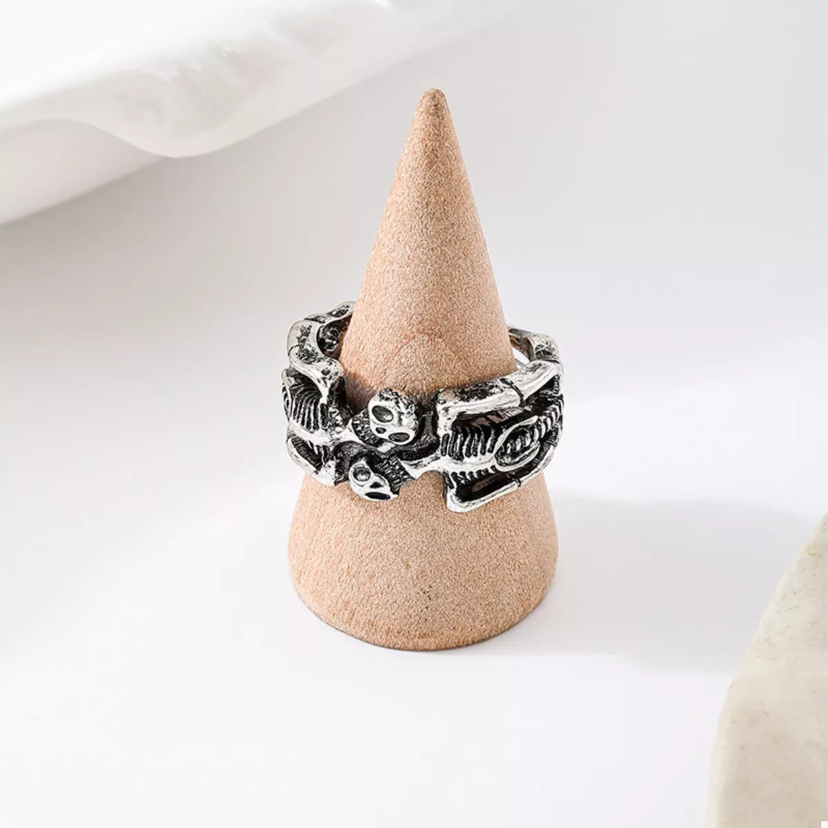 Fashorio Halloween Skull Alloy Ring