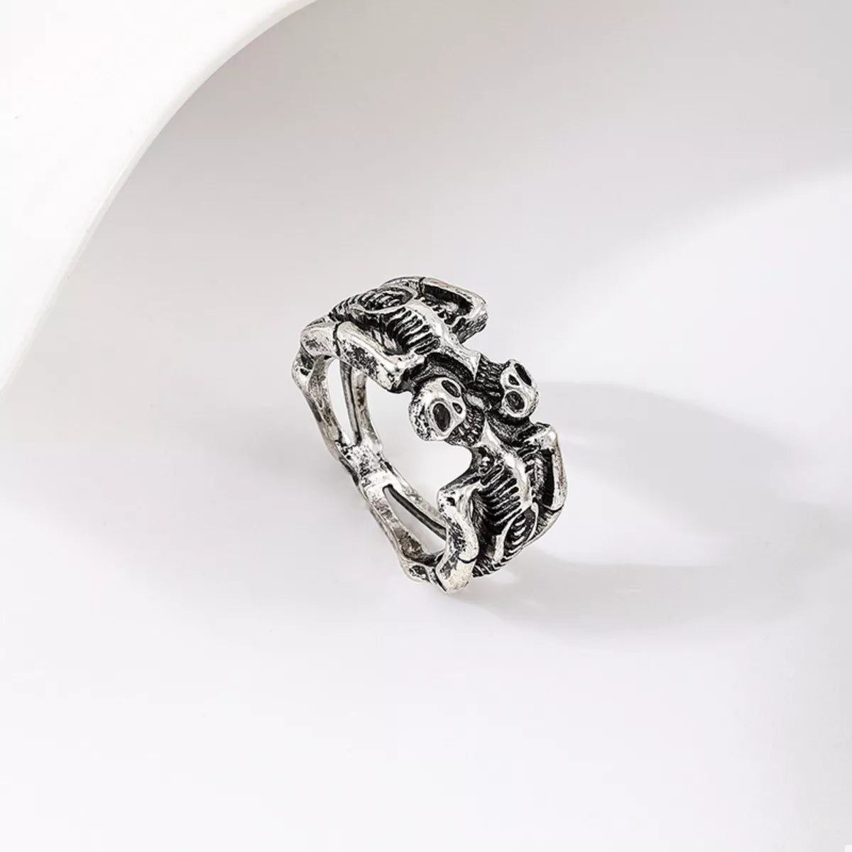 Fashorio Halloween Skull Alloy Ring