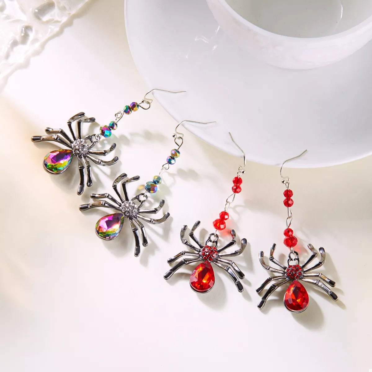 Fashorio Halloween Spider Dangle Earrings