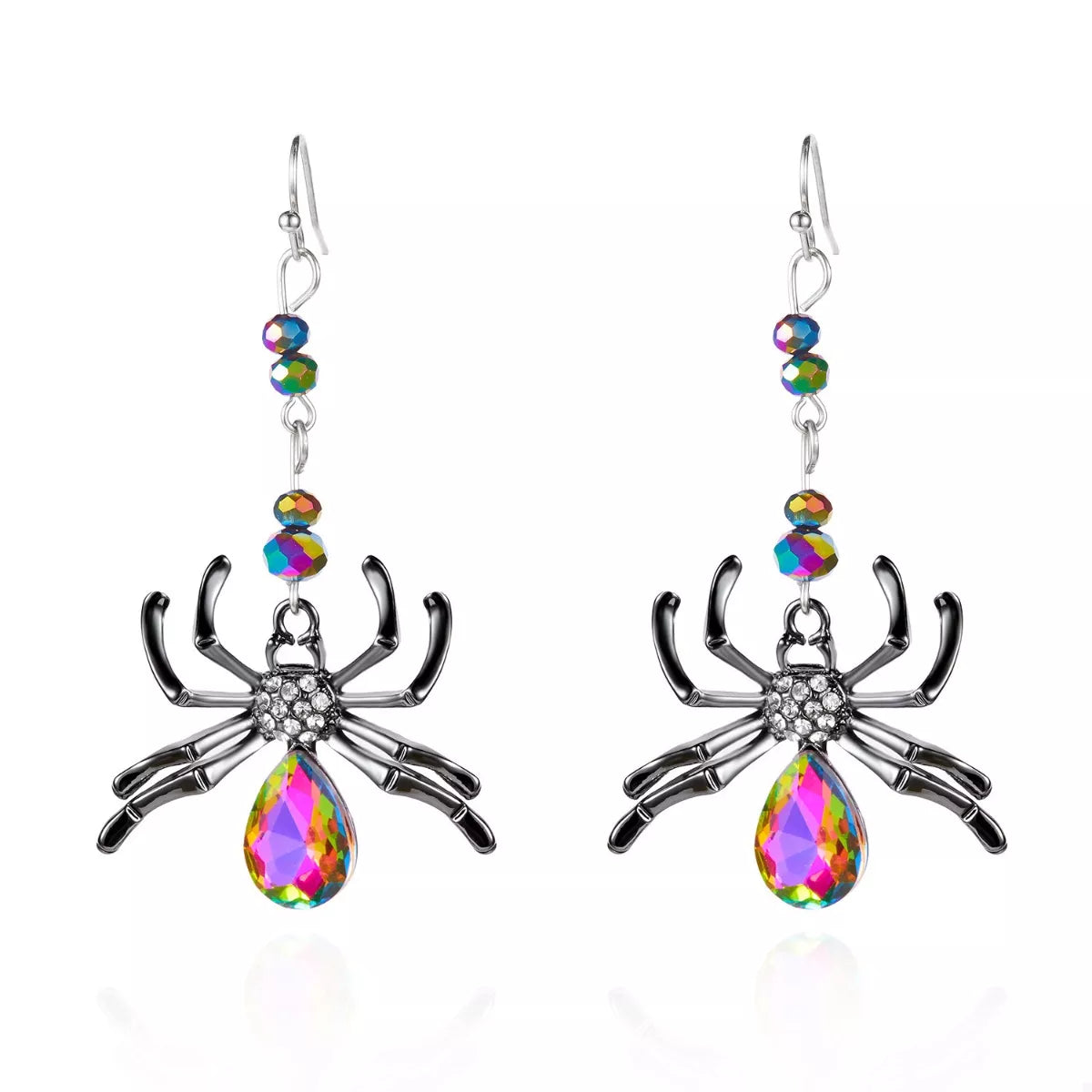 Fashorio Halloween Spider Dangle Earrings