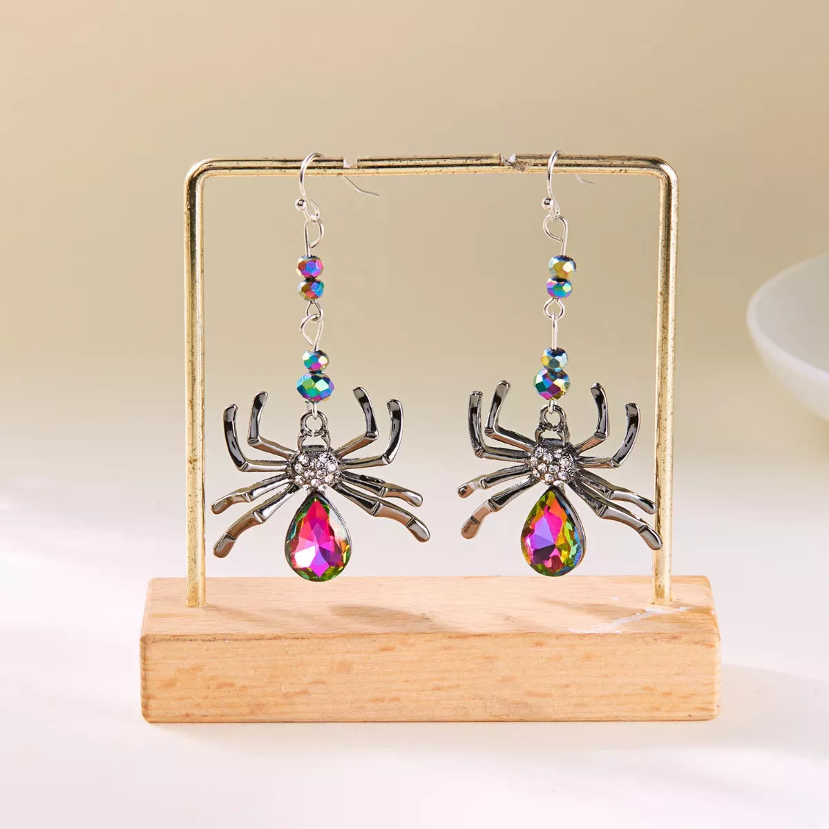 Fashorio Halloween Spider Dangle Earrings