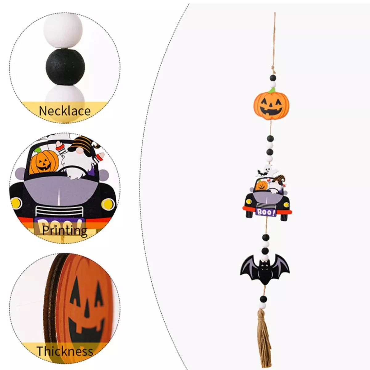 Fashorio Halloween Tassel Decorative Hanging Widget