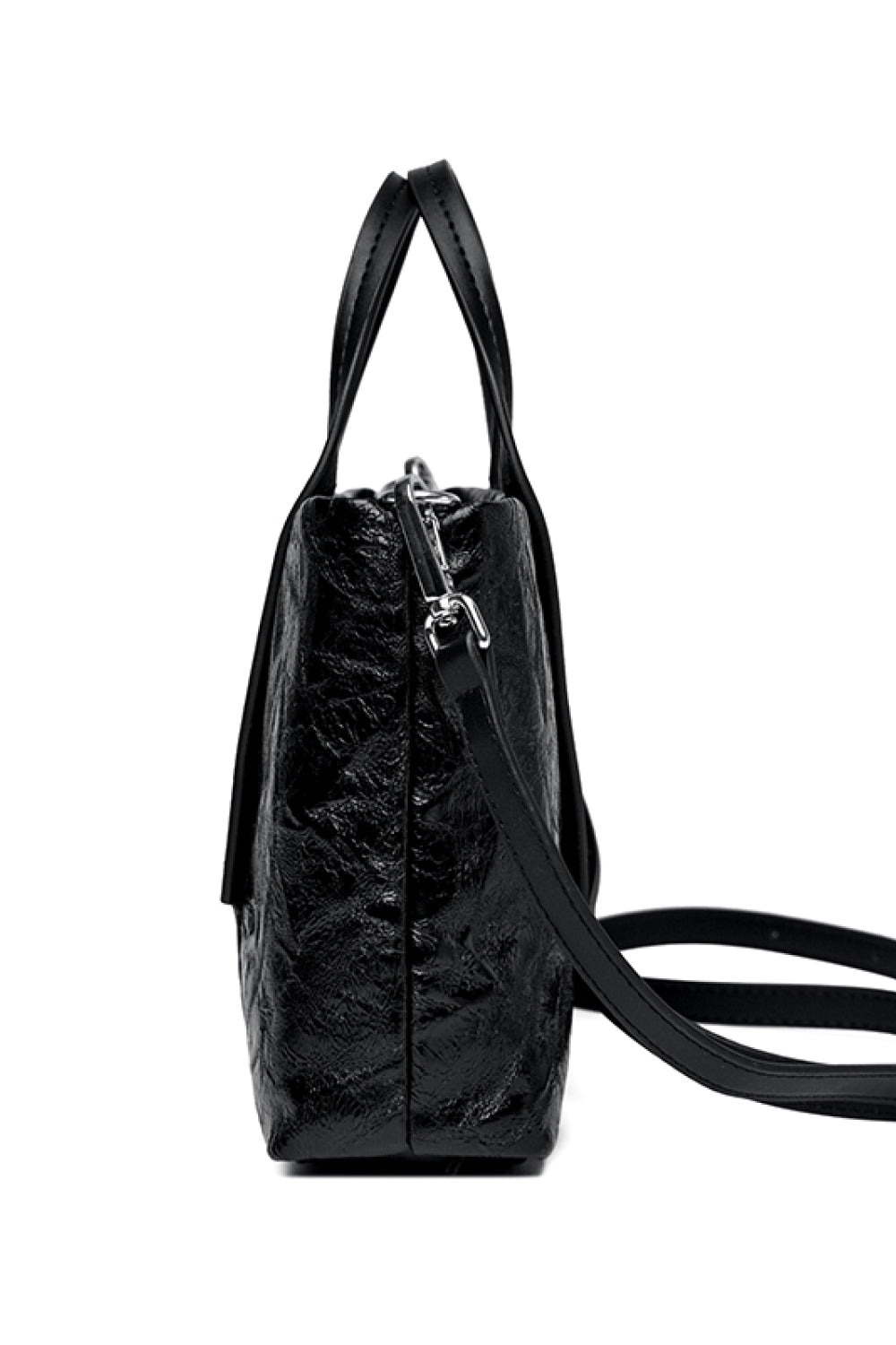 Fashorio Handbags Black / One Size PU Leather Handbag
