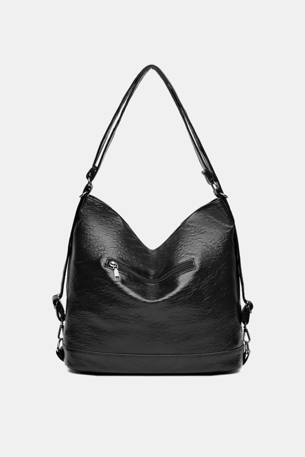 Fashorio Handbags Black / One Size PU Leather Shoulder Bag