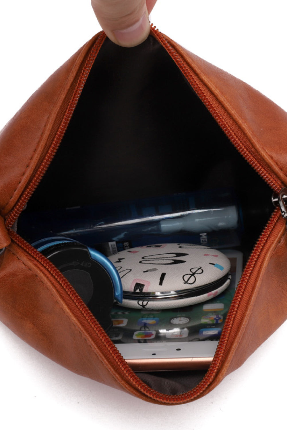 Fashorio Handbags Caramel / One Size PU Leather Bag Set