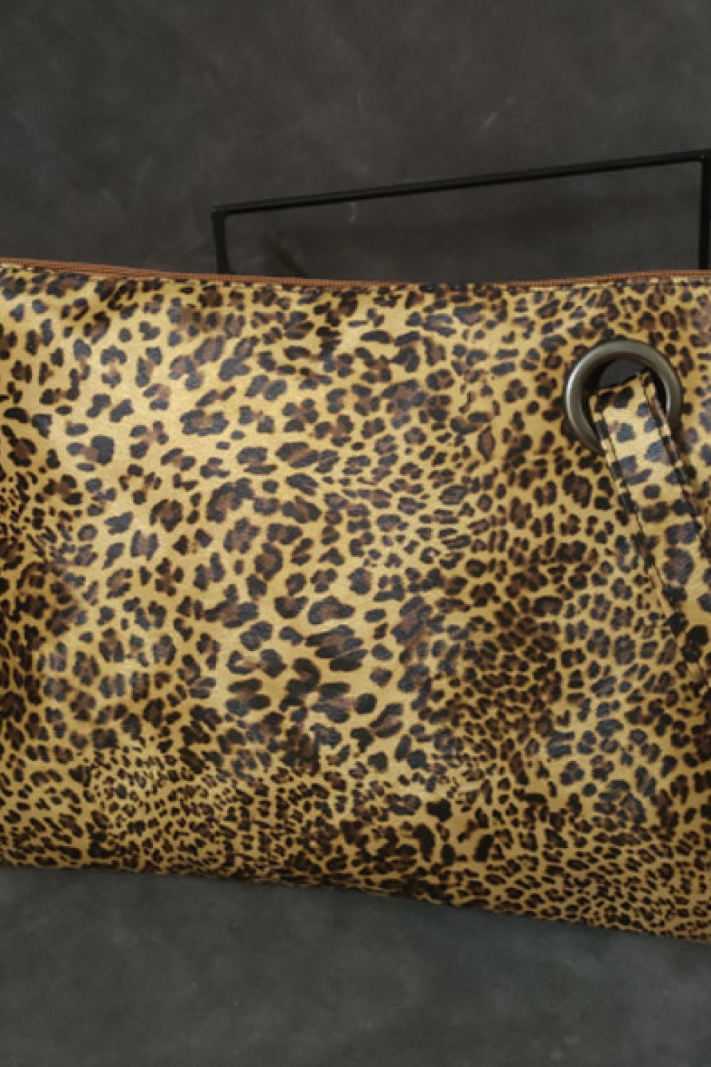 Fashorio Handbags Leopard PU Leather Clutch