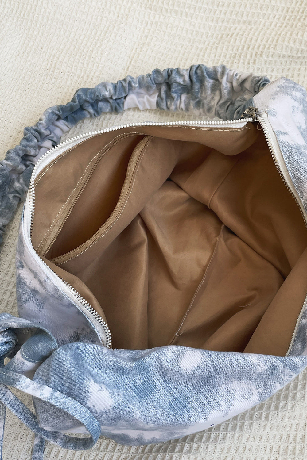 Fashorio Handbags Light Blue / One Size Tie-Dye Canvas Sling Bag