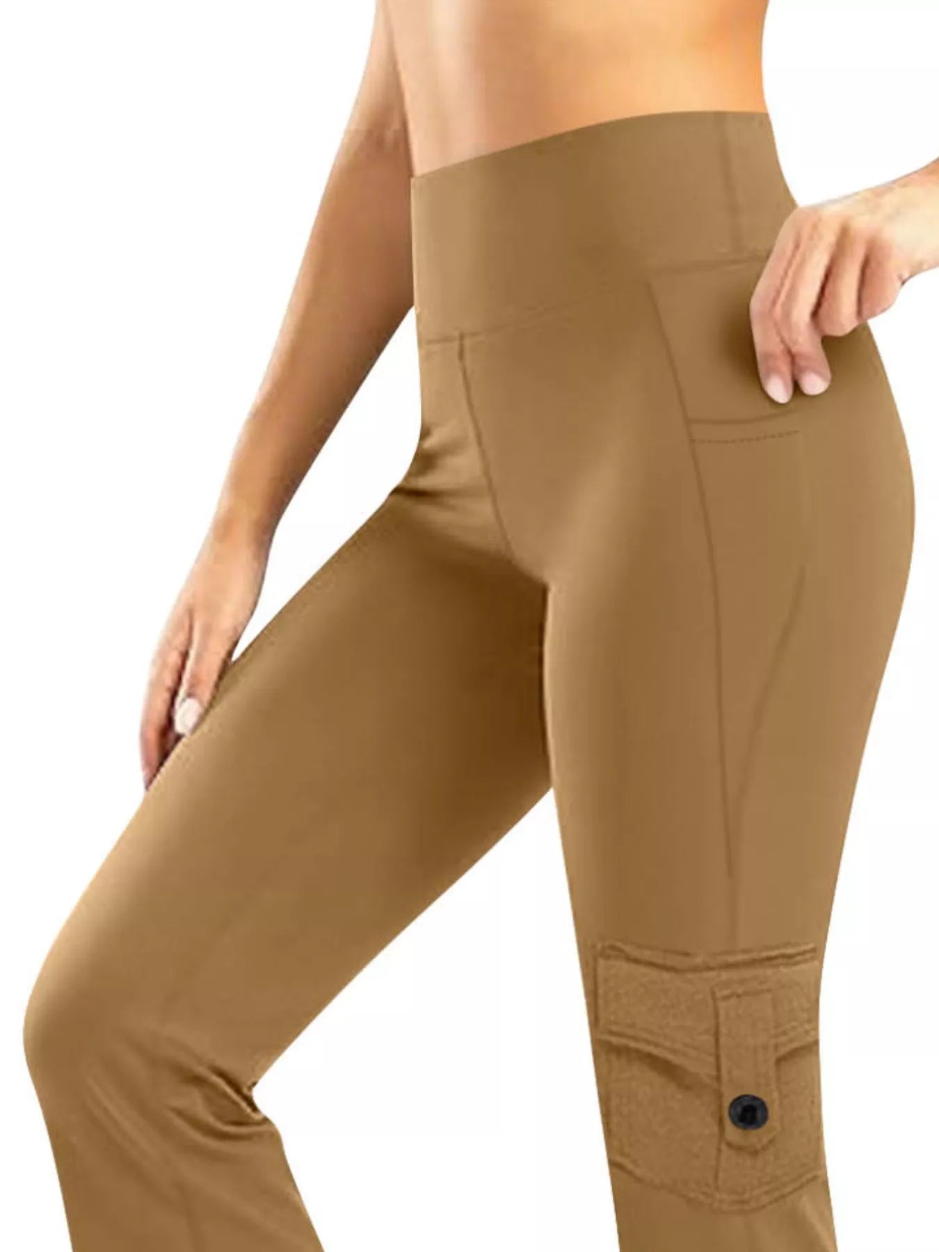 Fashorio High-Waisted Yoga Pants with Pockets