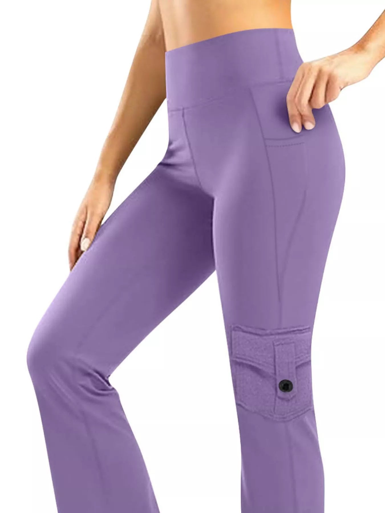 Fashorio High-Waisted Yoga Pants with Pockets