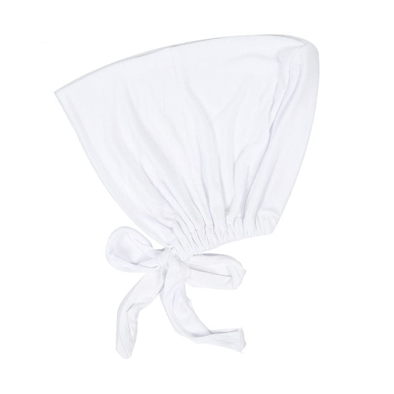 Soft Modal Hijab with Elastic Lace & Tied Rope – Solid Colour Scarf 12 Style - Fashorio