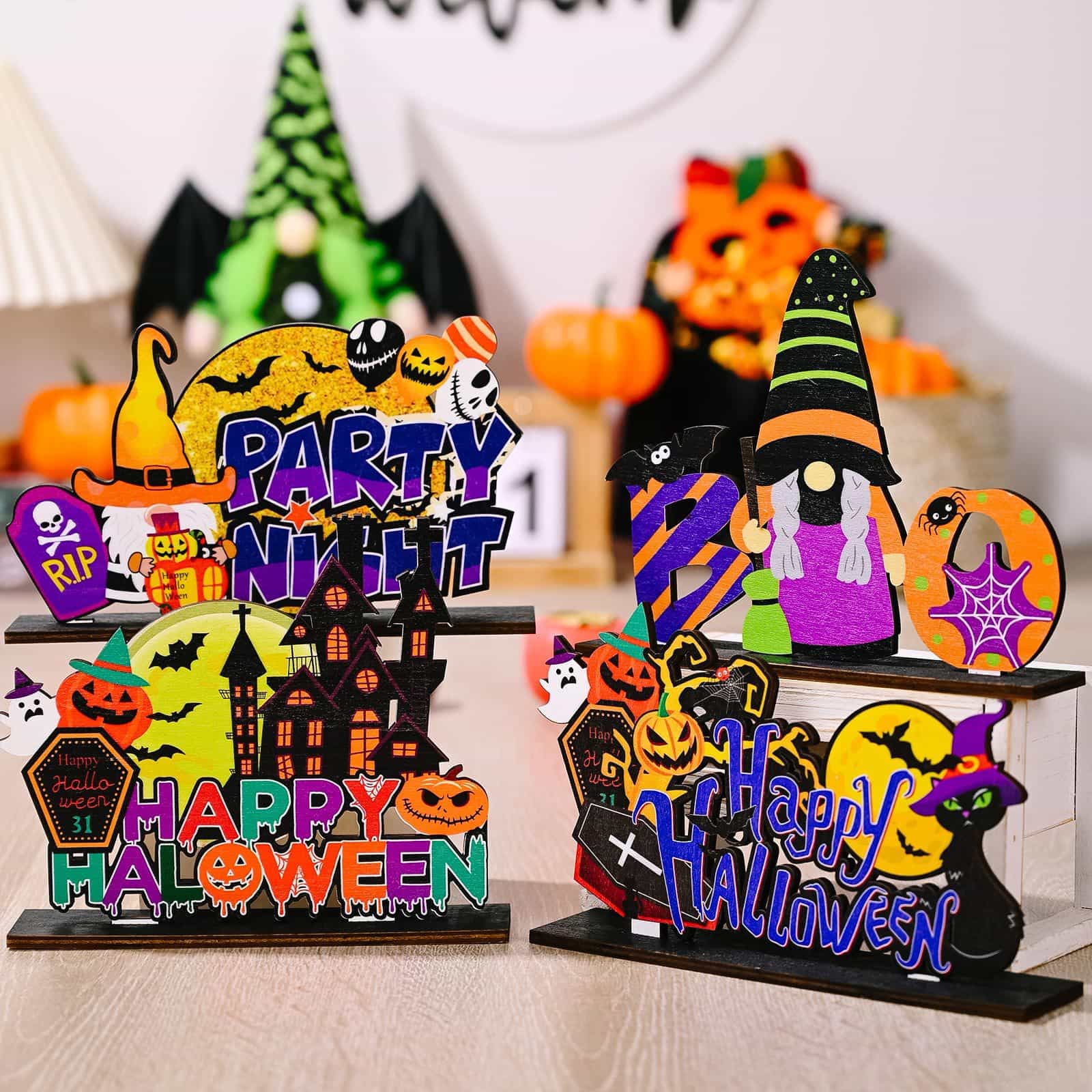 Fashorio Home Decor Accents Assorted 2-Piece Halloween Element Ornaments