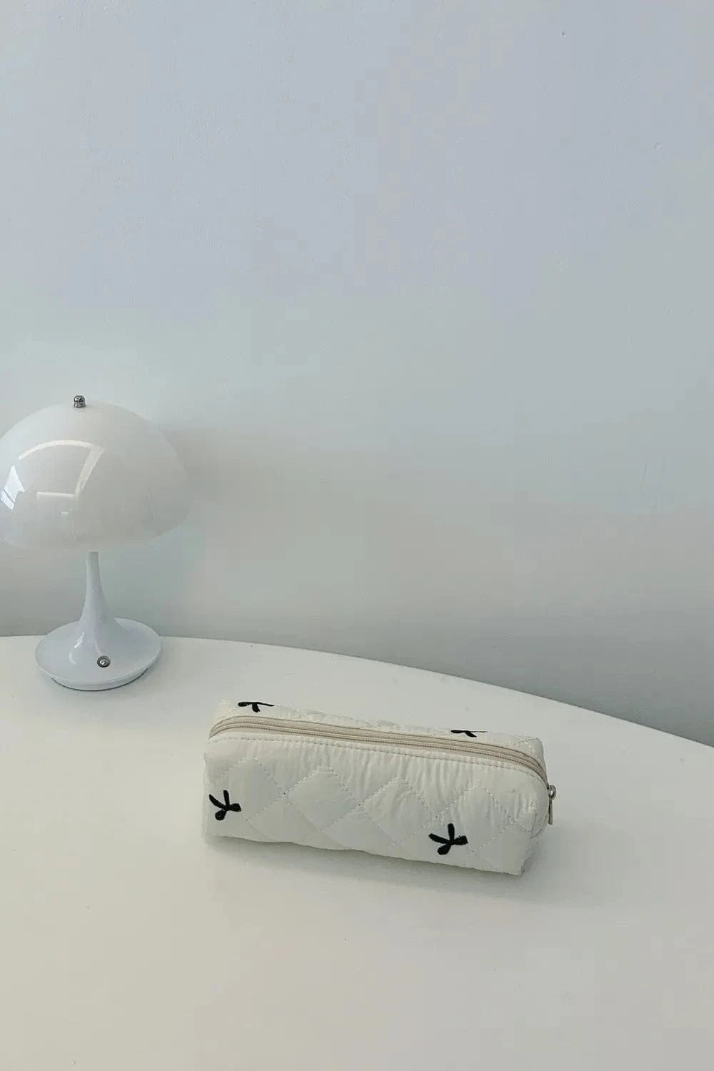 Fashorio Home Decor Accents Bow Embroidered Quilted Storage Bag