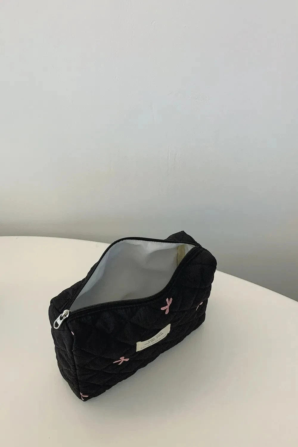 Fashorio Home Decor Accents Bow Embroidered Quilted Storage Bag