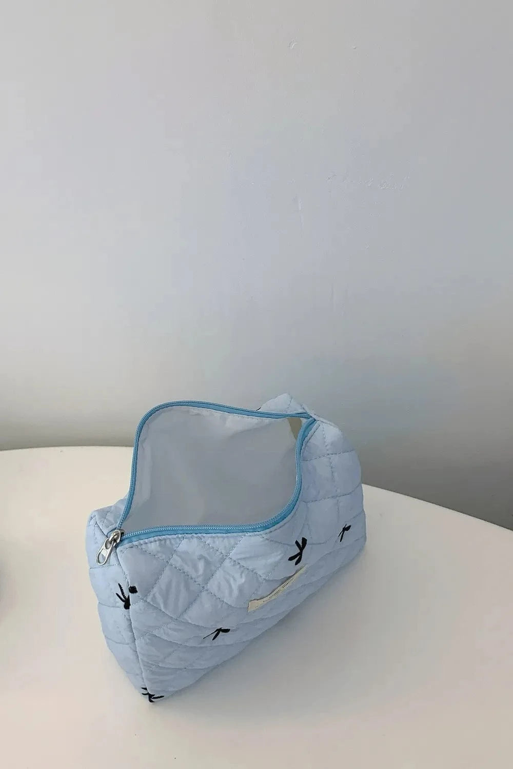 Fashorio Home Decor Accents Bow Embroidered Quilted Storage Bag