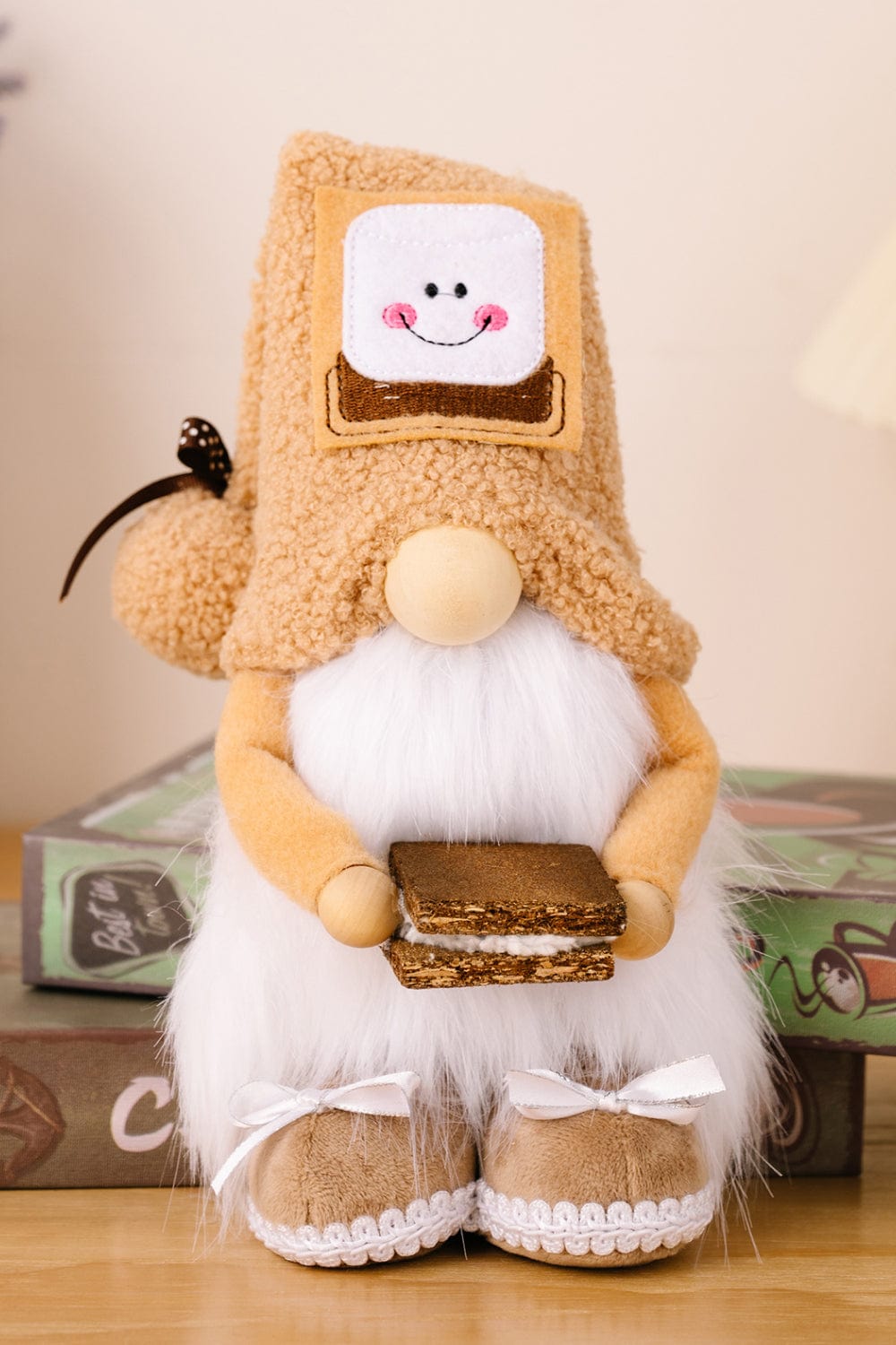 Fashorio Home Decor Accents Camel / One Size Mother's Day Pom-Pom Trim Faceless Gnome