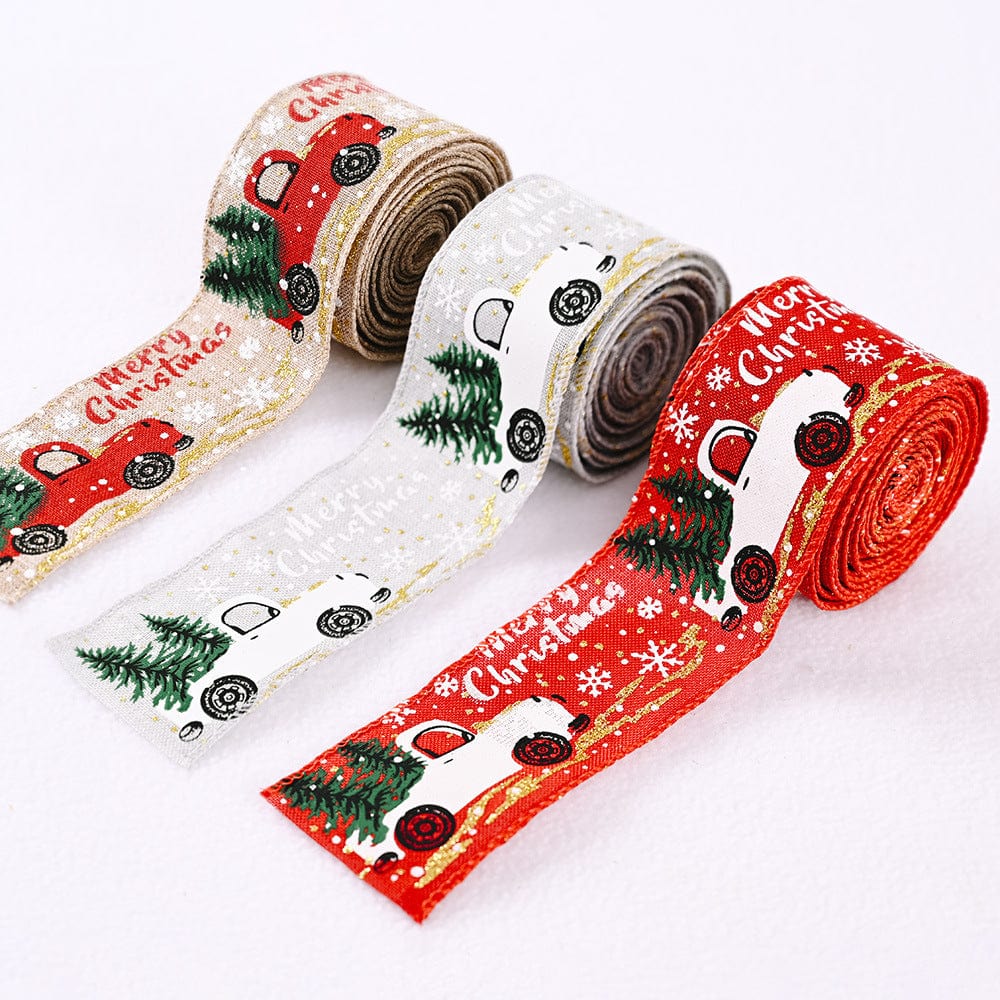 Fashorio Home Decor Accents Car & Christmas Tree Ribbon