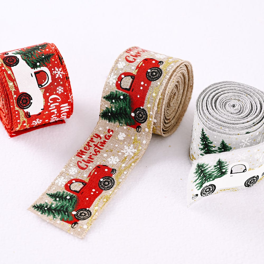 Fashorio Home Decor Accents Car & Christmas Tree Ribbon