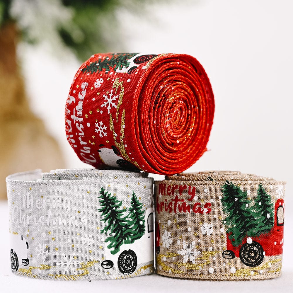 Fashorio Home Decor Accents Car & Christmas Tree Ribbon