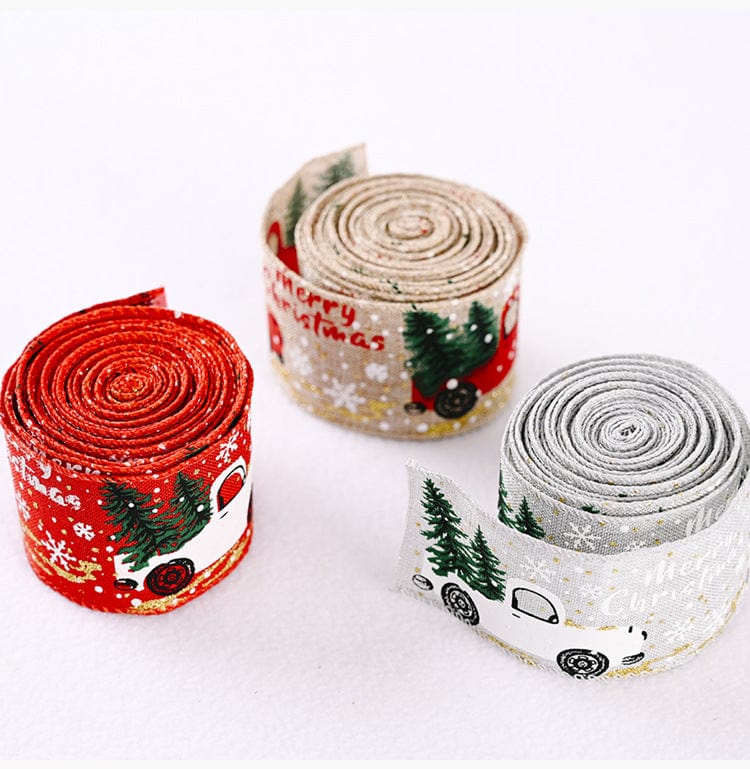 Fashorio Home Decor Accents Car & Christmas Tree Ribbon