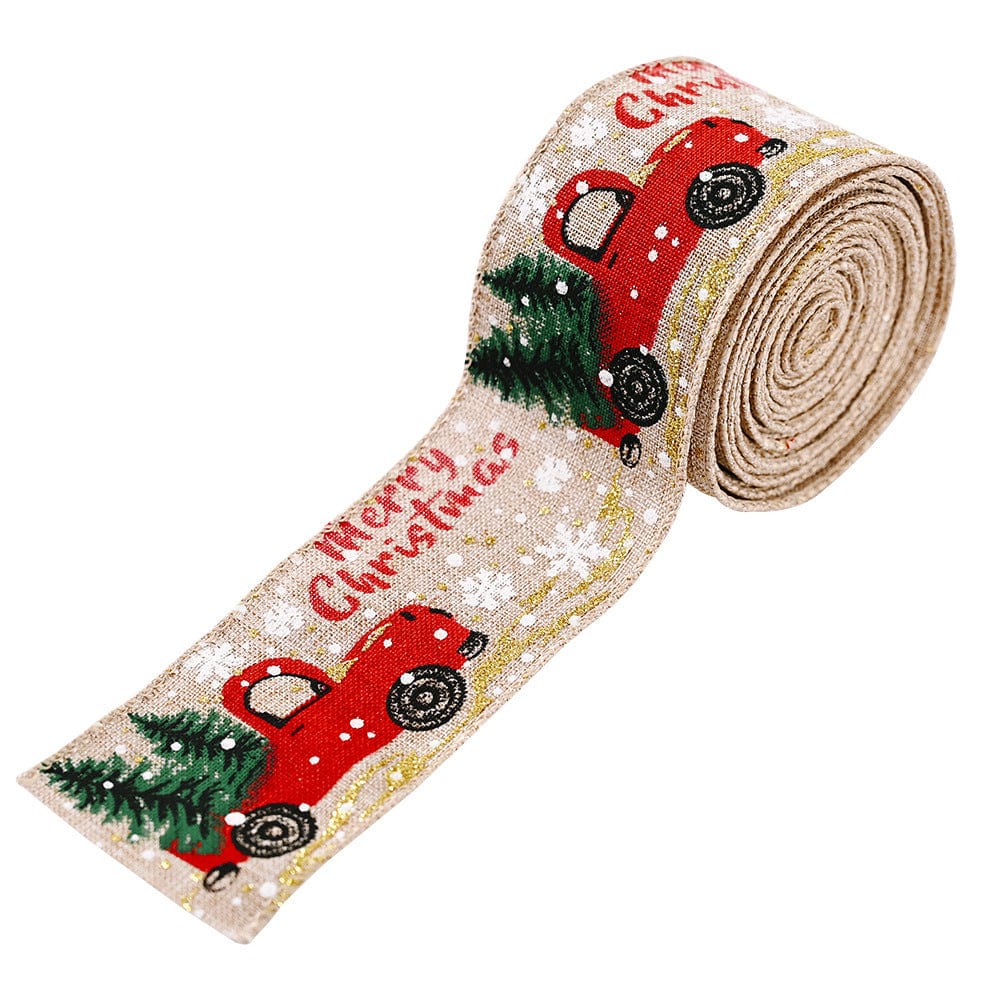 Fashorio Home Decor Accents Car & Christmas Tree Ribbon